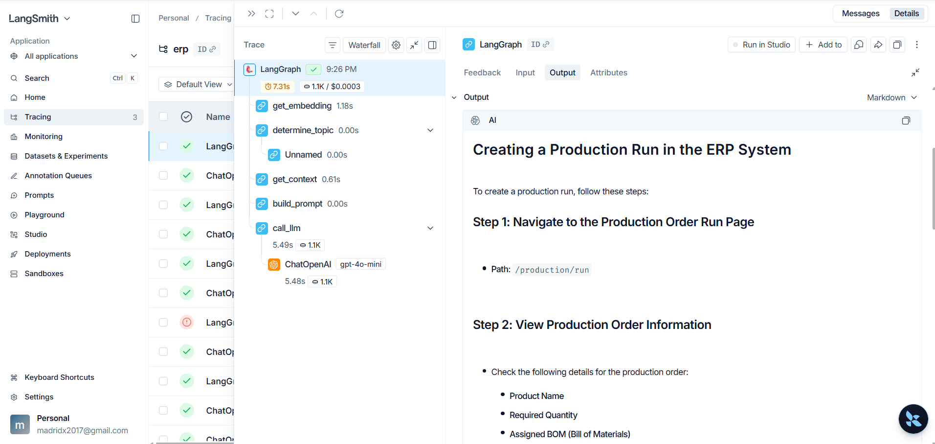 RAG Knowledge Assistant (ERP) preview 3