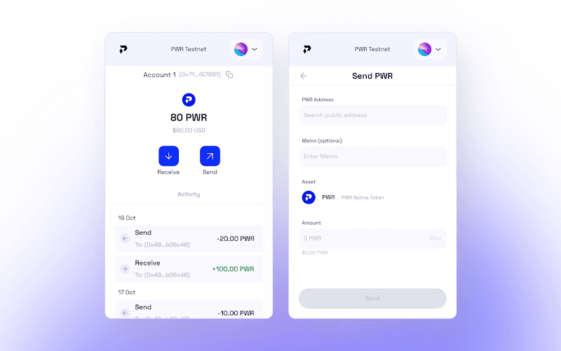 PWR Digital Wallet preview 1