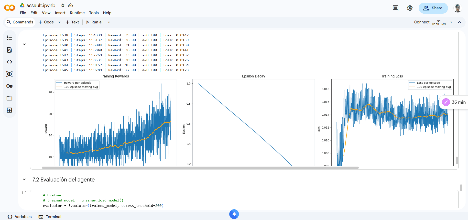 RL for Atari Games preview 3