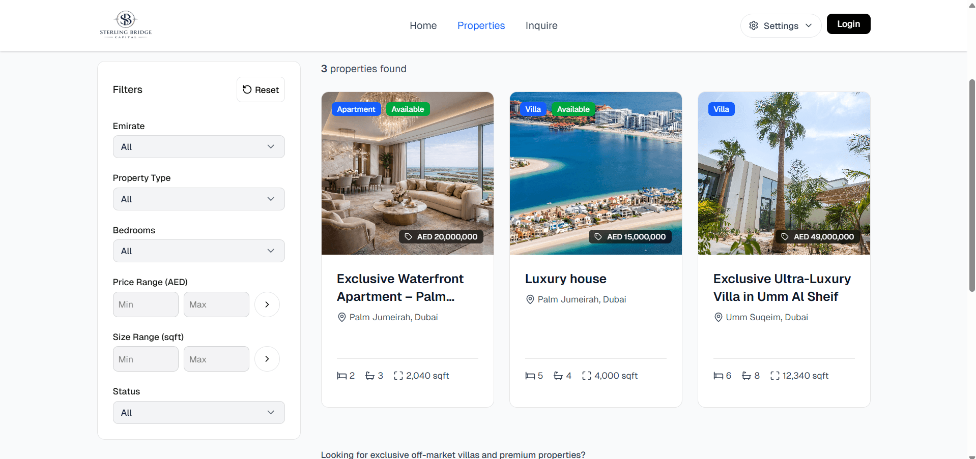 Sterling Bridge Capital preview 1